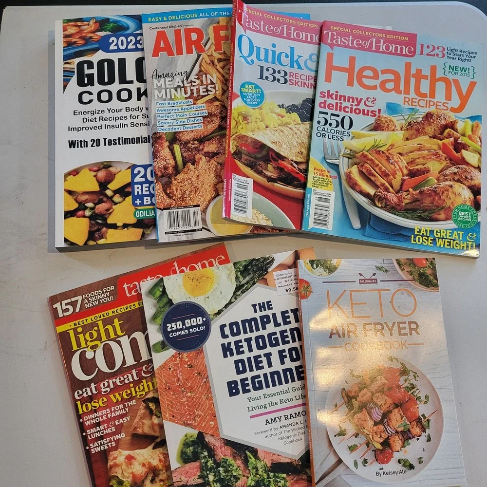 Healthy Cookbook Lot Keto Air Fryer Diet Weight Loss Taste of‎ Home Recipes